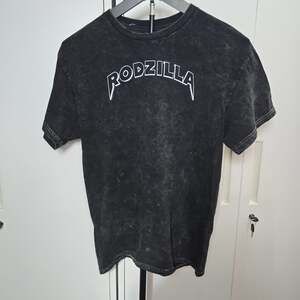 Dennis Rodman Rodzilla The Worm Acid Wash Black T-Shirt